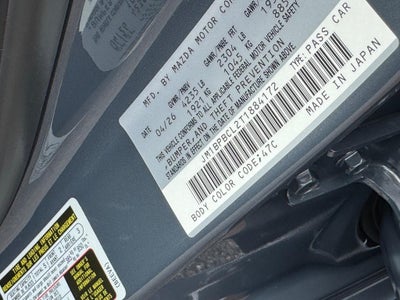 2026 Mazda Mazda3 Sedan 2.5 S Carbon Edition AWD
