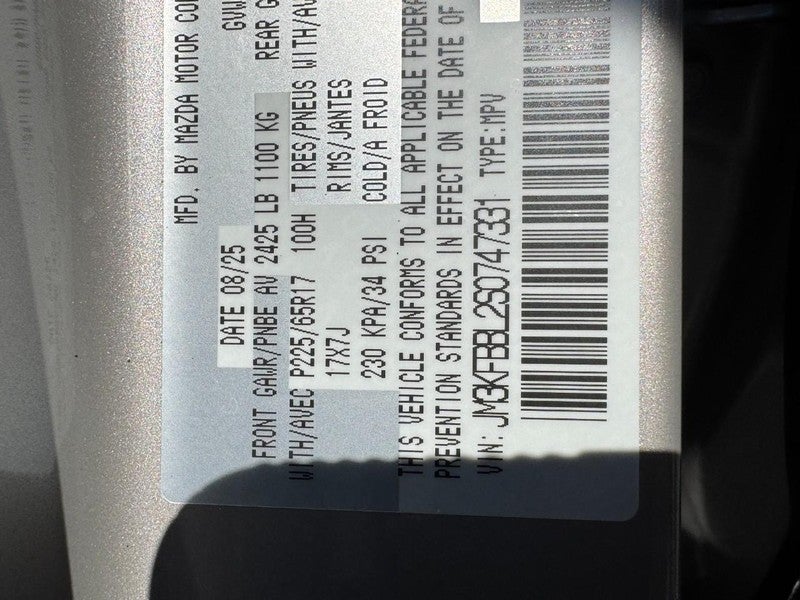 2025 Mazda Mazda CX-5 2.5 S Select AWD