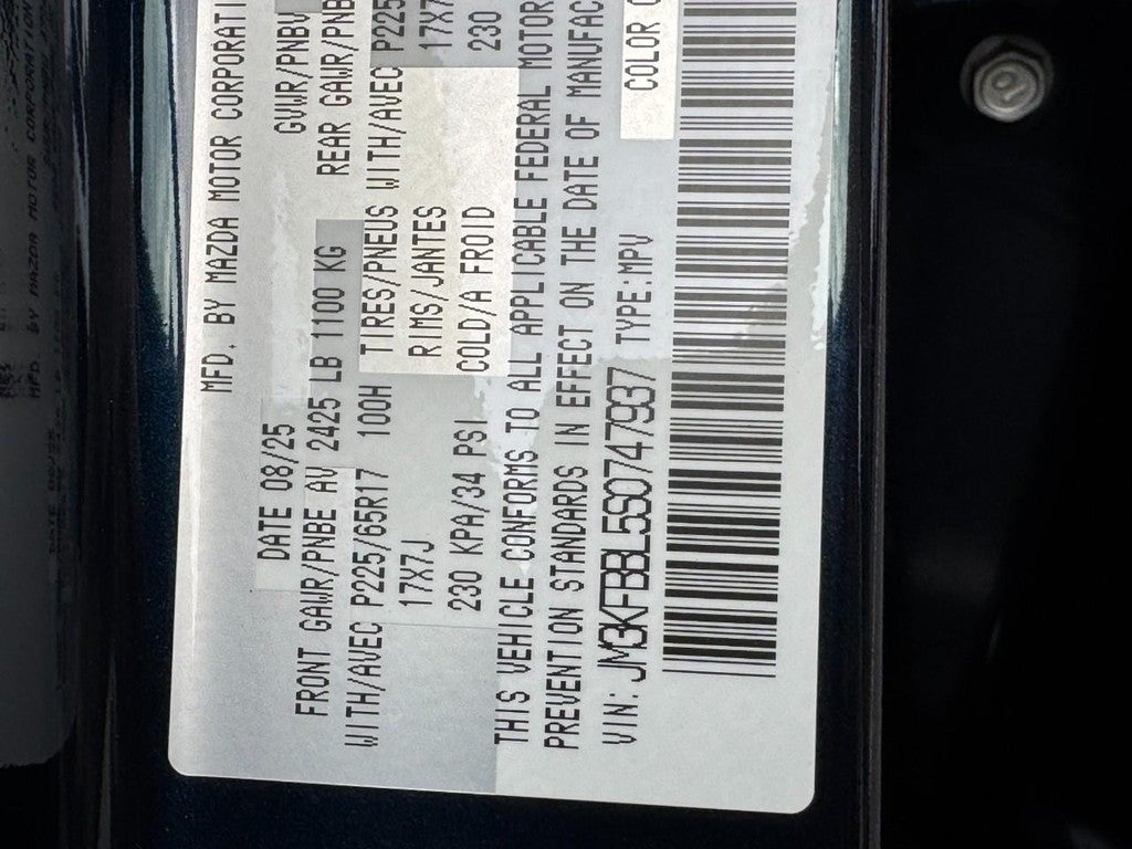 2025 Mazda Mazda CX-5 2.5 S Select AWD