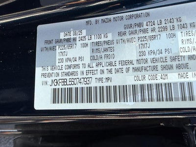 2025 Mazda Mazda CX-5 2.5 S Select Package