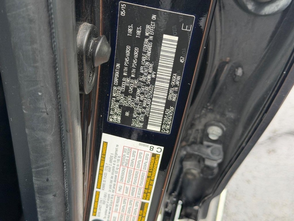 2015 Toyota 4Runner 4WD 4dr V6 Limited (Natl)