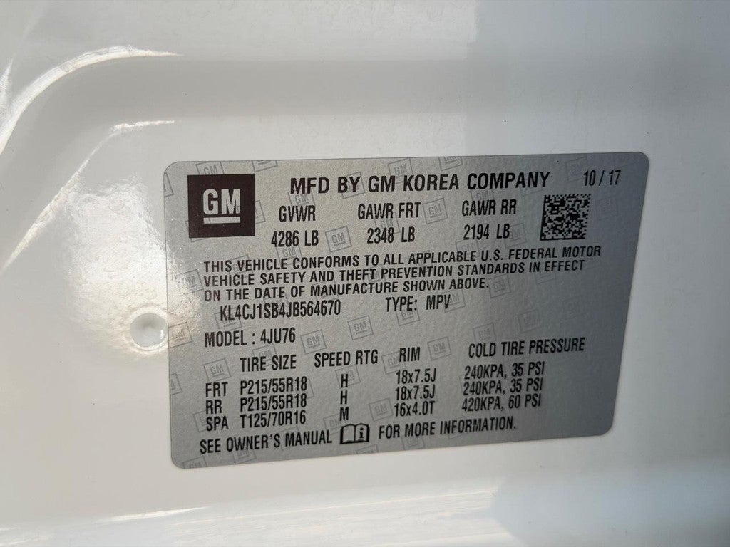 2018 Buick Encore FWD 4dr Sport Touring