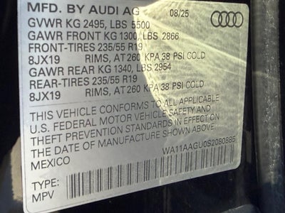 2025 Audi Q5 Premium 2.0 TFSI quattro