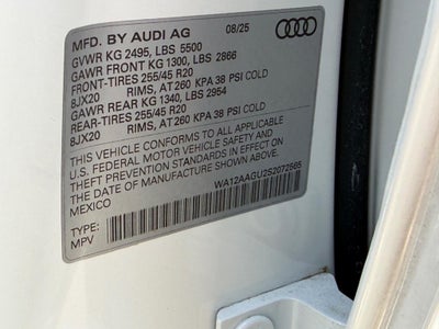 2025 Audi Q5 Premium Plus 2.0 TFSI quattro