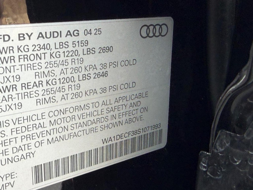 2025 Audi Q3 S line Premium 45 TFSI quattro