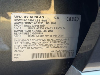 2024 Audi Q5 S line Premium Plus 45 TFSI quattro