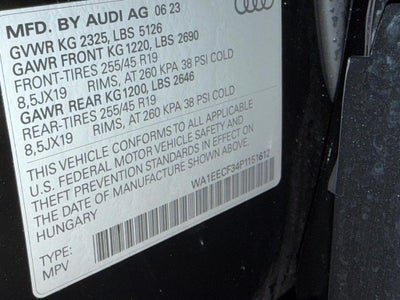 2023 Audi Q3 S line Premium Plus 45 TFSI quattro