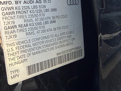 2023 Audi Q3 S line Premium Plus 45 TFSI quattro