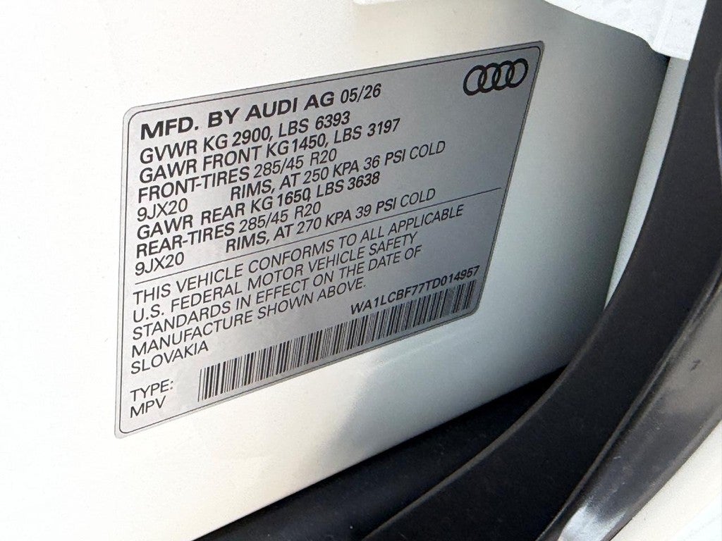 2026 Audi Q7 Premium Plus 45 quattro