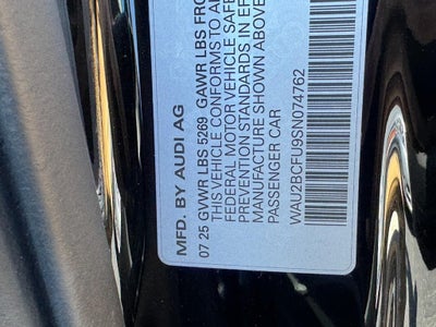 2025 Audi A5 Premium Plus 2.0 TFSI quattro