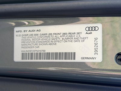 2023 Audi A6 Sedan Prestige 55 TFSI quattro
