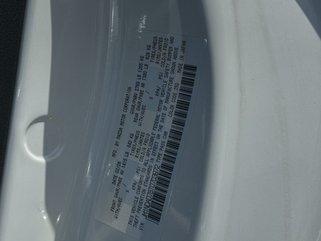2026 Mazda Mazda MX-5 Miata Grand Touring