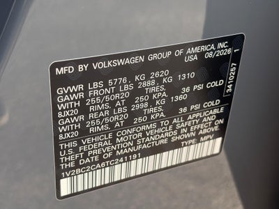 2026 Volkswagen Atlas Cross Sport 2.0T SEL 4MOTION