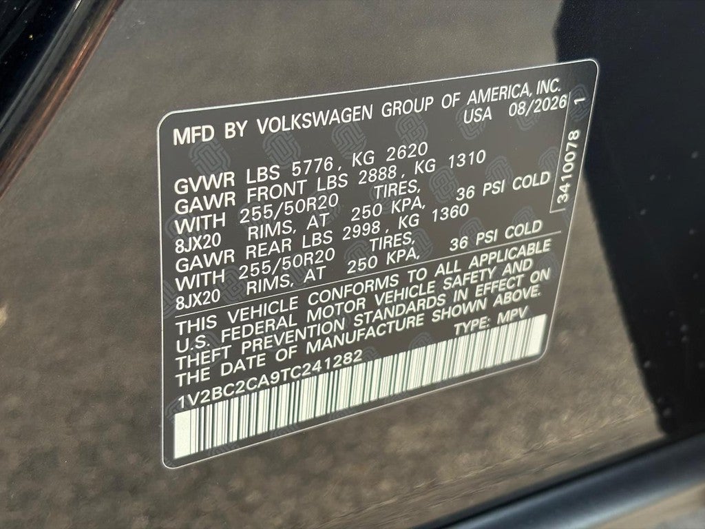 2026 Volkswagen Atlas Cross Sport 2.0T SEL 4MOTION