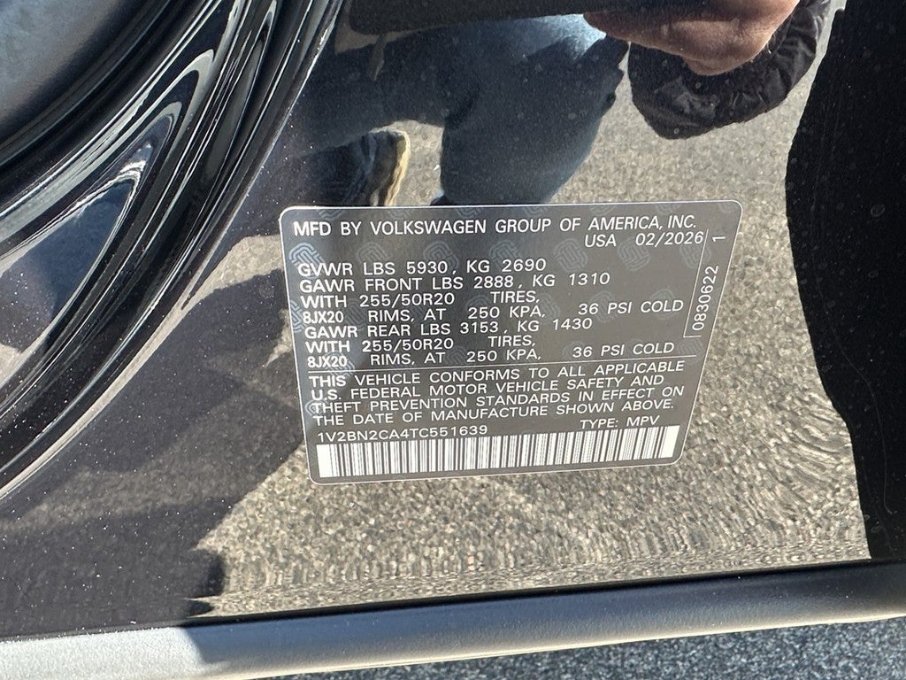 2026 Volkswagen Atlas 2.0T SEL 4MOTION