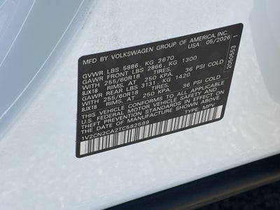 2026 Volkswagen Atlas 2.0T Peak Edition 4MOTION