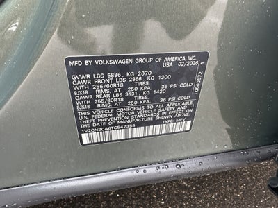 2026 Volkswagen Atlas 2.0T Peak Edition 4MOTION