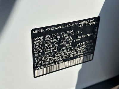 2026 Volkswagen Atlas Cross Sport 2.0T SEL Premium R-Line 4MOTION