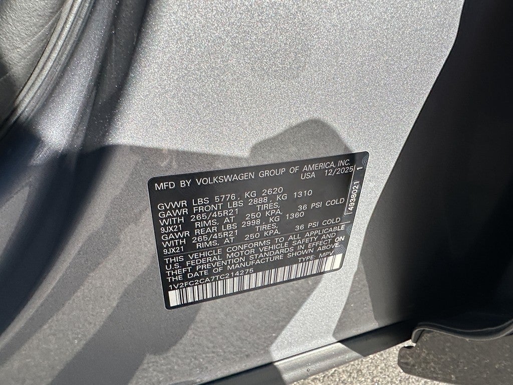 2026 Volkswagen Atlas Cross Sport 2.0T SEL Premium R-Line 4MOTION