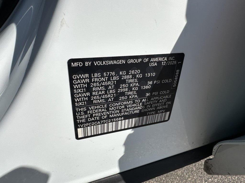 2026 Volkswagen Atlas Cross Sport 2.0T SEL Premium R-Line 4MOTION