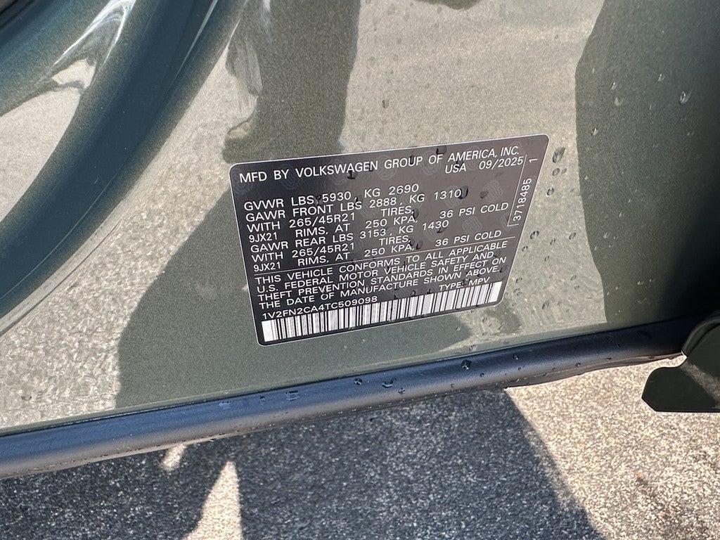 2026 Volkswagen Atlas 2.0T SEL Premium R-Line 4MOTION