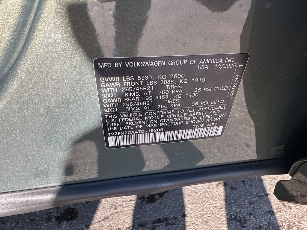 2026 Volkswagen Atlas 2.0T SEL Premium R-Line 4MOTION