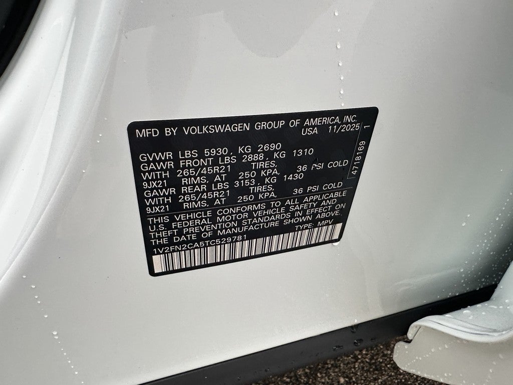 2026 Volkswagen Atlas 2.0T SEL Premium R-Line 4MOTION