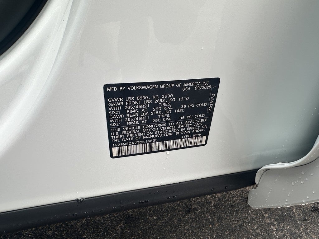 2026 Volkswagen Atlas 2.0T SEL Premium R-Line 4MOTION