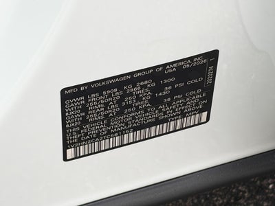 2026 Volkswagen Atlas 2.0T SE w/Technology 4MOTION