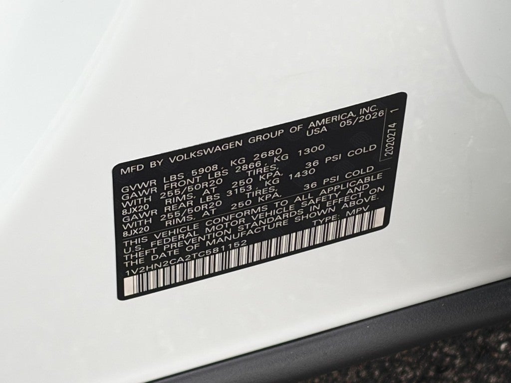2026 Volkswagen Atlas 2.0T SE w/Technology 4MOTION