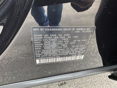 2026 Volkswagen Atlas 2.0T SE w/Technology 4MOTION