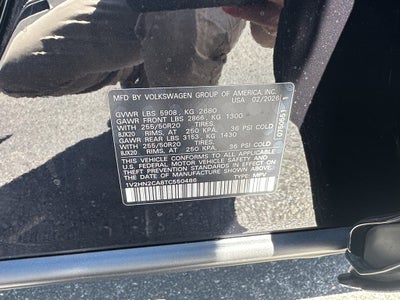 2026 Volkswagen Atlas 2.0T SE w/Technology 4MOTION