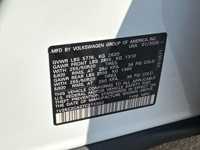 2026 Volkswagen Atlas Cross Sport 2.0T SE w/Technology 4MOTION