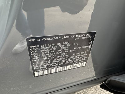 2026 Volkswagen Atlas Cross Sport 2.0T SE w/Technology 4MOTION