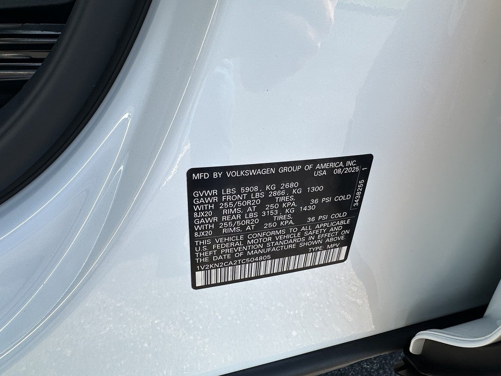 2026 Volkswagen Atlas 2.0T SE w/Technology 4MOTION