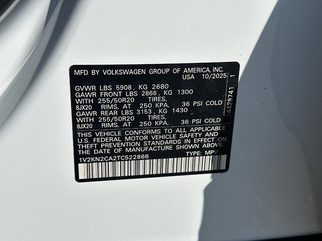 2026 Volkswagen Atlas 2.0T SE w/Technology 4MOTION