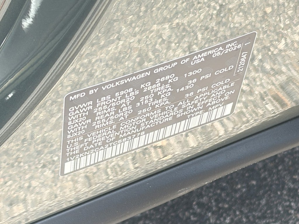 2026 Volkswagen Atlas 2.0T SE w/Technology 4MOTION
