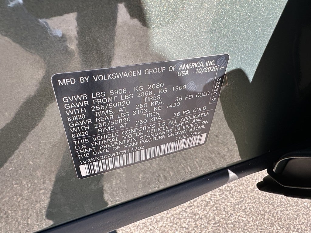 2026 Volkswagen Atlas 2.0T SE w/Technology 4MOTION