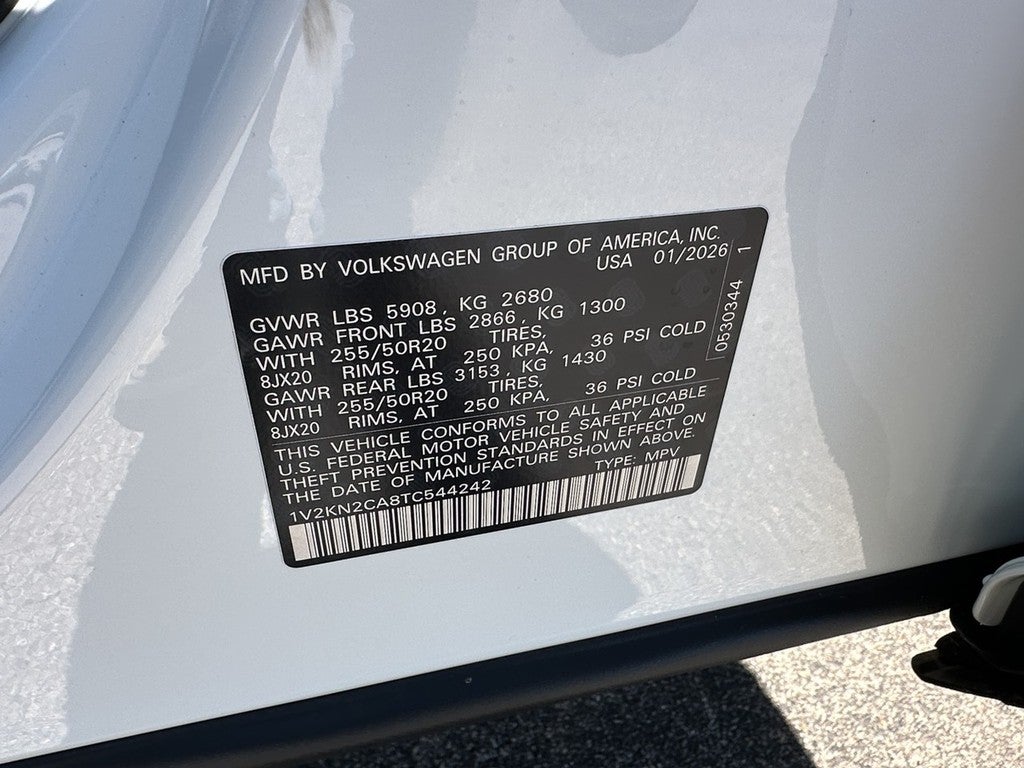 2026 Volkswagen Atlas 2.0T SE w/Technology 4MOTION