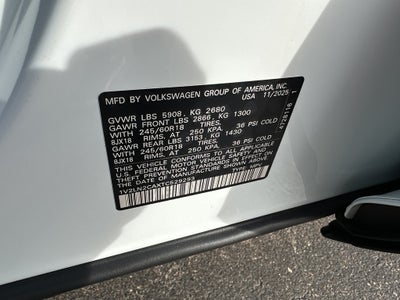 2026 Volkswagen Atlas 2.0T SE 4MOTION