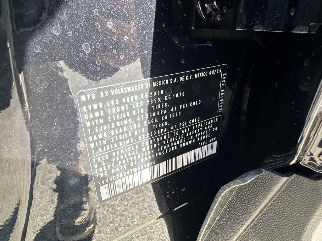 2026 Volkswagen Taos S 4MOTION