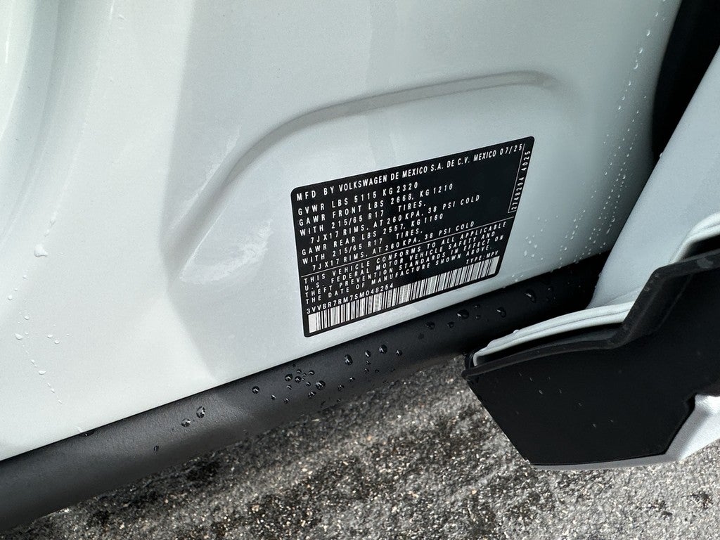 2025 Volkswagen Tiguan 2.0T S 4MOTION