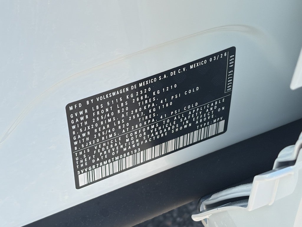 2026 Volkswagen Tiguan 2.0T SE R-Line Black 4MOTION