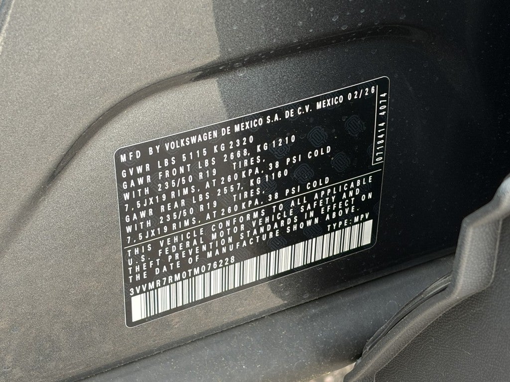 2026 Volkswagen Tiguan 2.0T SE 4MOTION