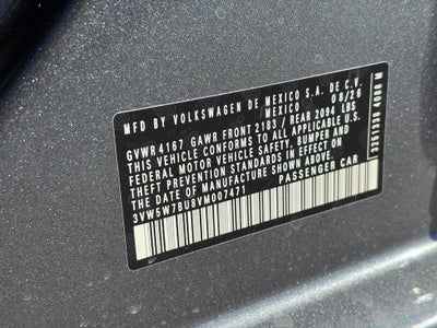 2027 Volkswagen Jetta S Sedan
