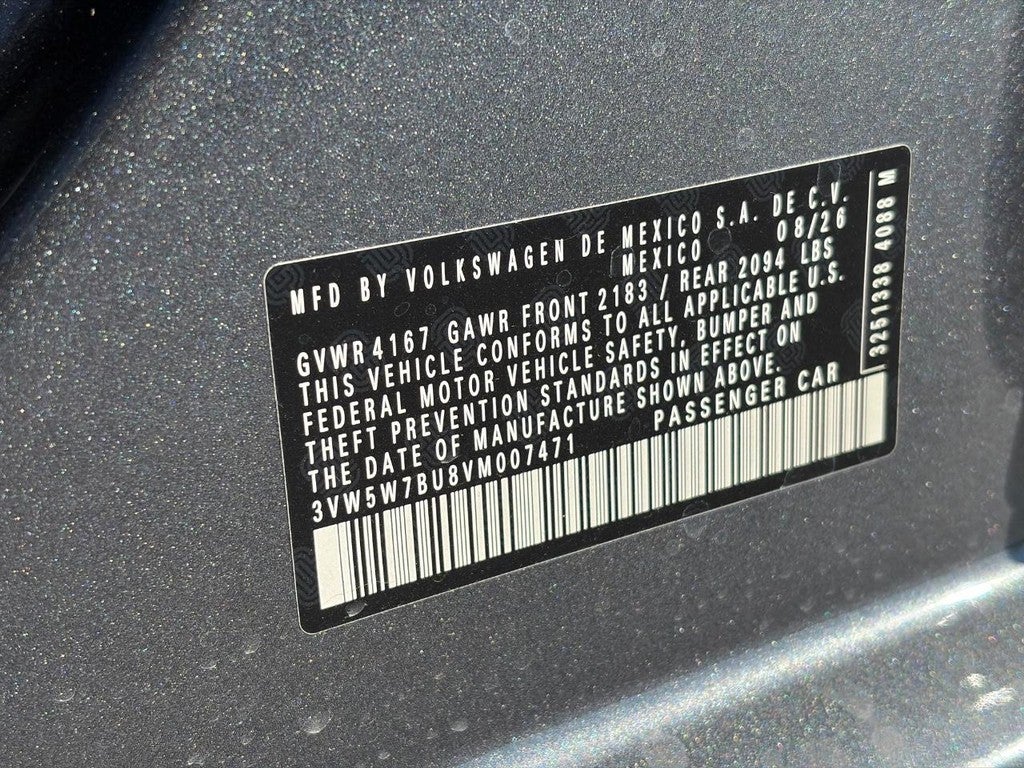 2027 Volkswagen Jetta S Sedan