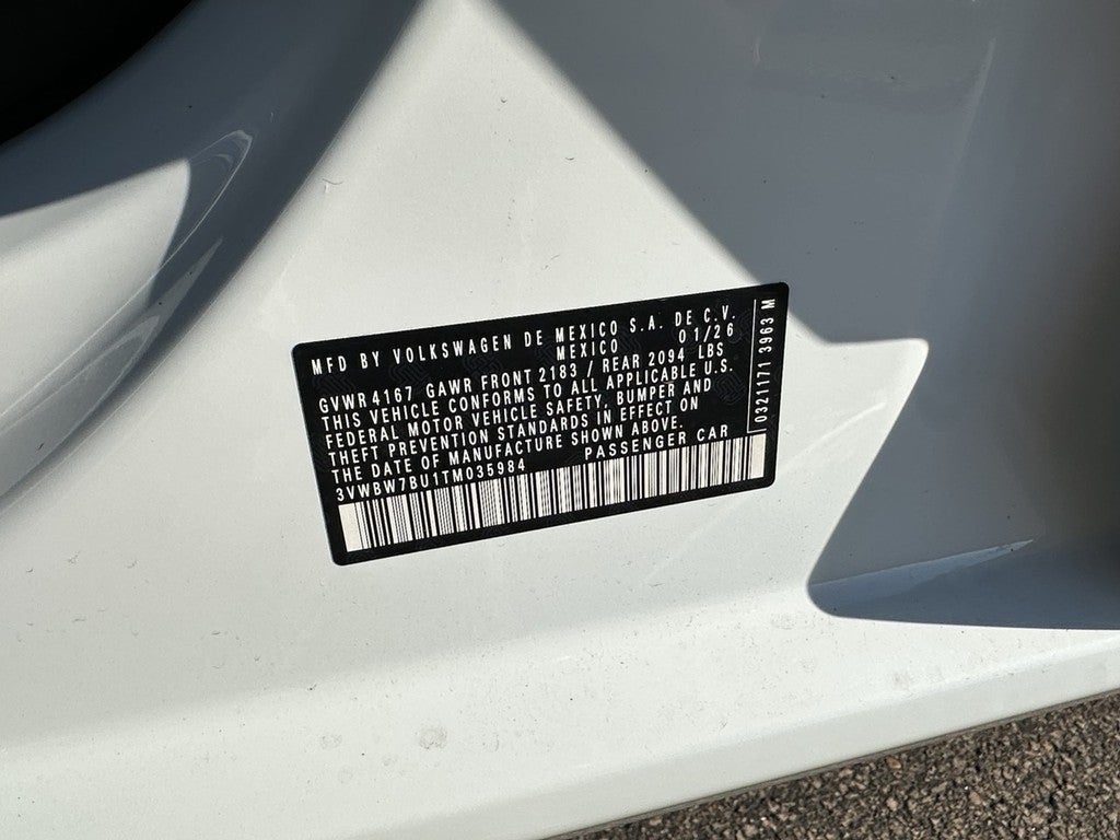 2026 Volkswagen Jetta Sport Auto