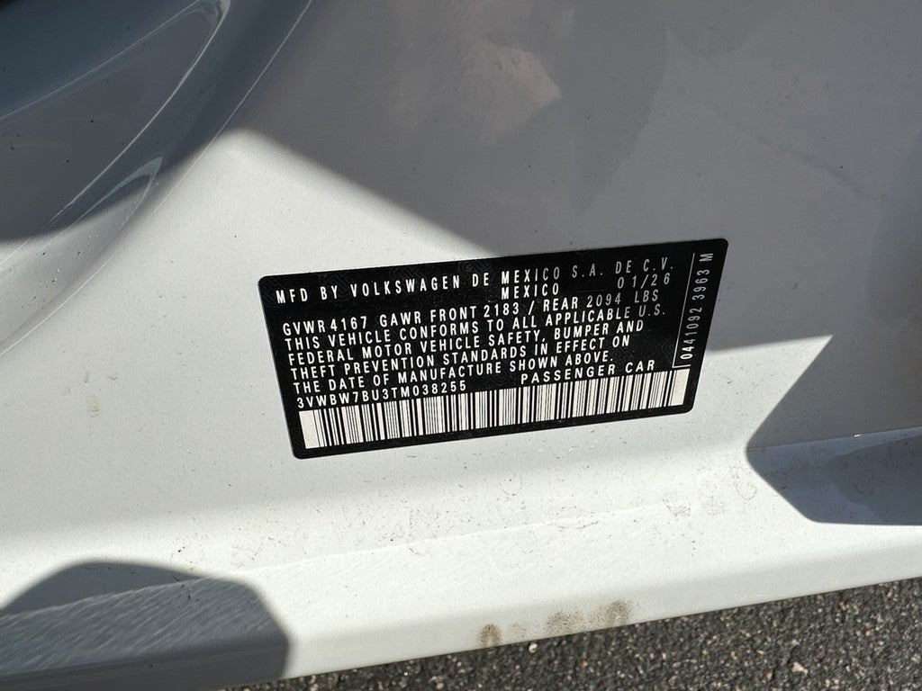 2026 Volkswagen Jetta Sport Auto