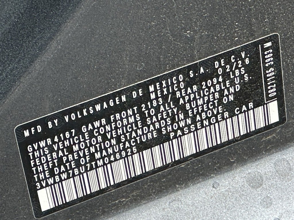 2026 Volkswagen Jetta Sport Auto