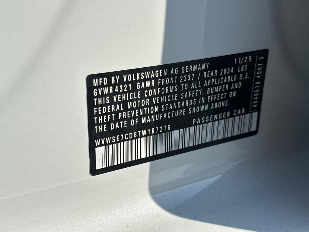 2026 Volkswagen Golf GTI 2.0T SE DSG